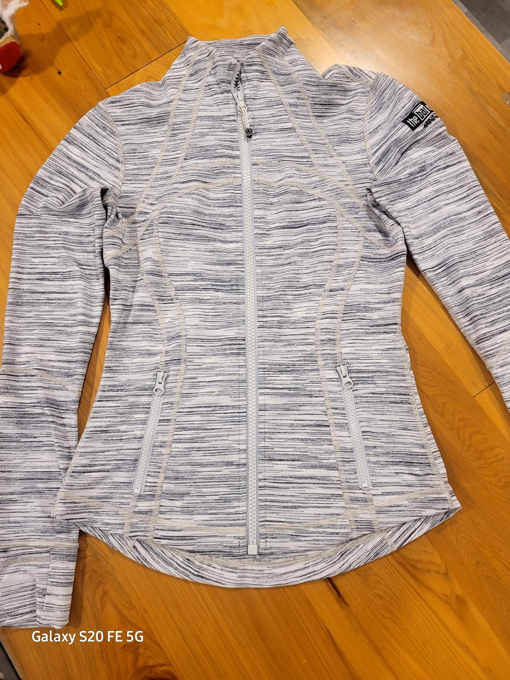 lululemon athletica Heathered Gray Full-Zip Define Jacket